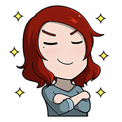 [LINEスタンプ] my capricious sister