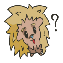 [LINEスタンプ] Hedgehog brat