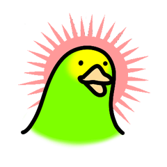 [LINEスタンプ] 感情豊かなセキセイインコ★キイロ