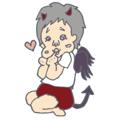 [LINEスタンプ] ザラメとスミレのマドンナスタンプ 02