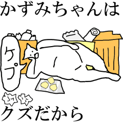 [LINEスタンプ] 動く！【かずみちゃん】専用の名前スタンプ