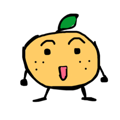 [LINEスタンプ] オレンジボーイ