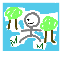 [LINEスタンプ] Stick man best friend
