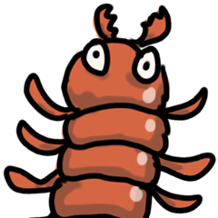 [LINEスタンプ] Centipede Master