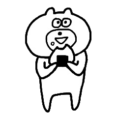[LINEスタンプ] クマもどき