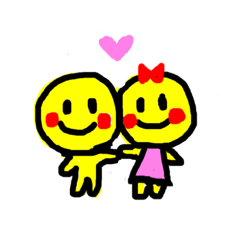 [LINEスタンプ] smile ＆ niko
