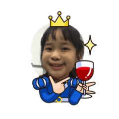 [LINEスタンプ] A girl tubby