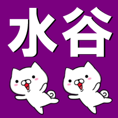 [LINEスタンプ] 超★水谷(みずたに・みずがい・みずや)