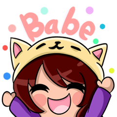 [LINEスタンプ] Hello Babe！