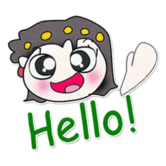 [LINEスタンプ] ..My name is Naomi...^^！