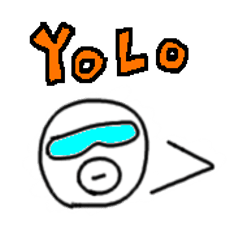 [LINEスタンプ] ゴーグル好きな男