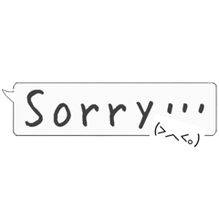 とにかく謝ります。