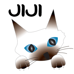 [LINEスタンプ] JIJI猫のスタンプ (E1)