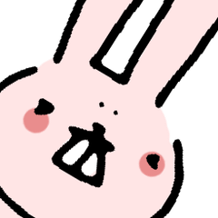[LINEスタンプ] ほんのりシニカルで表情の少ない関西ウサギの画像（メイン）