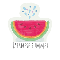 [LINEスタンプ] 日本の夏(Japanese summer2017)