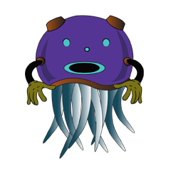 [LINEスタンプ] monster squid