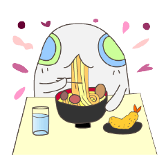 [LINEスタンプ] Odd-eyed monster