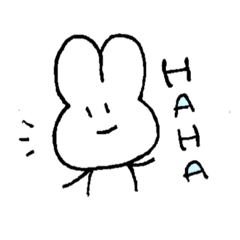 [LINEスタンプ] すごくうさぎっぽい。