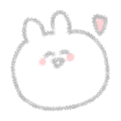 [LINEスタンプ] パステルうさぎさん