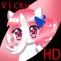 [LINEスタンプ] New Vicky