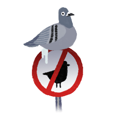 [LINEスタンプ] Hubertus the Pigeon