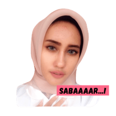 [LINEスタンプ] alin hijab
