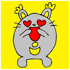 [LINEスタンプ] Cute Rat