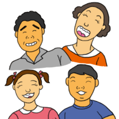 [LINEスタンプ] That Husband and Wife