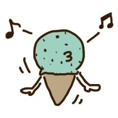 [LINEスタンプ] チョコミントさん
