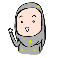 [LINEスタンプ] Laila, Muslim Girl with easy style