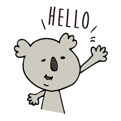 [LINEスタンプ] Hello Mr. Koala
