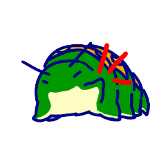 [LINEスタンプ] なぞ の ようちゅう