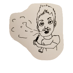 [LINEスタンプ] だりーーめんどくせー！