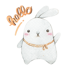 [LINEスタンプ] Fongnom the Rabbit