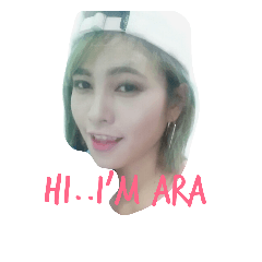 [LINEスタンプ] Hi..I'm Ara~