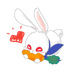 [LINEスタンプ] 白兎