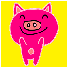 [LINEスタンプ] Cute Pig Fun Version 3