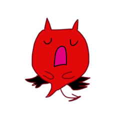 [LINEスタンプ] devil ghost