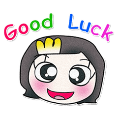 [LINEスタンプ] Miss. Yayo.. Good luck