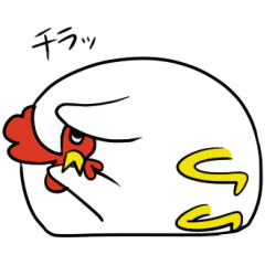 [LINEスタンプ] 自由なニワトリさん