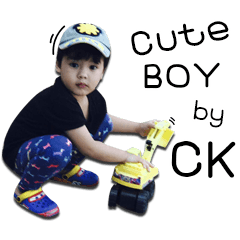 [LINEスタンプ] cute boy by CK