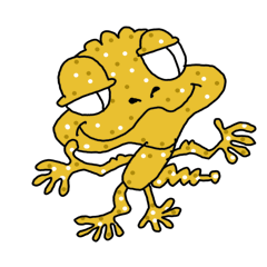 [LINEスタンプ] オニタマやもりのオニちゃん