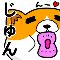 [LINEスタンプ] じゅんより愛を込めて（名前スタンプ・猫）