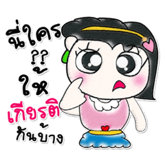 [LINEスタンプ] ^_^>> Miss. Yoko. <<