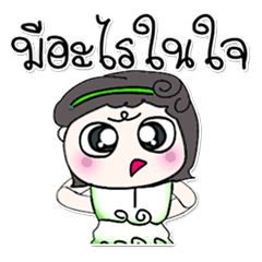 [LINEスタンプ] ^_^ Miss. Nisha..！