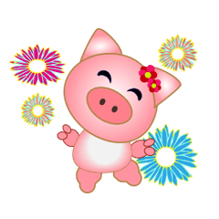 [LINEスタンプ] Pikkky Piggy