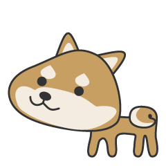 [LINEスタンプ] 柴犬 NANA