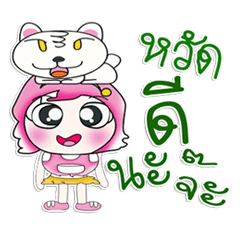 [LINEスタンプ] ^_^！！ My name is Kami....Cat..