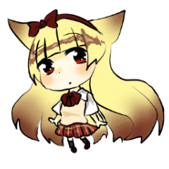 [LINEスタンプ] 妖狐少女たち 