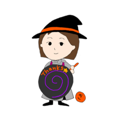 [LINEスタンプ] バイトちゃん ハロウィンVer.